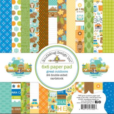 Doodlebug Great Outdoors Designpapier - Paper Pad